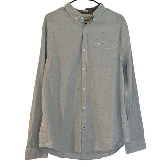 Penguin Heritage slim fit dobby button down size xlarge - Picture 2 of 12